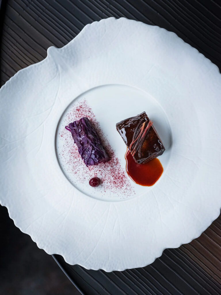 Chevreuil et chou rouge