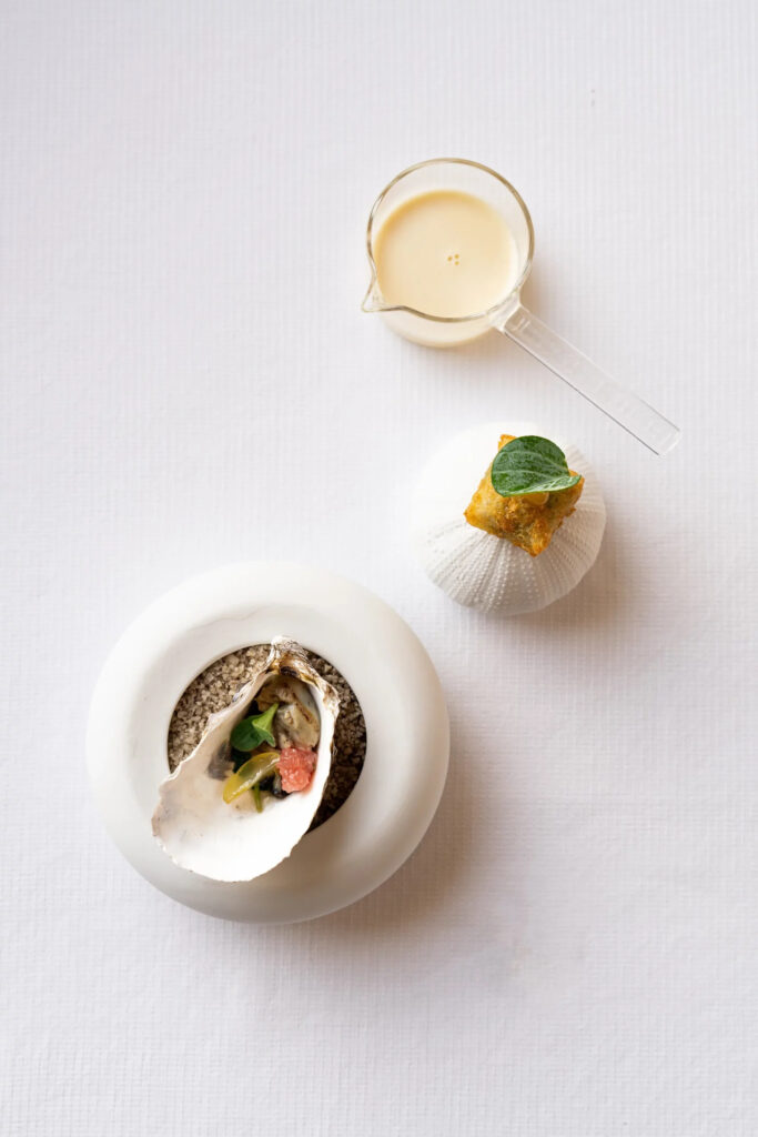 Huitre champagne et merveille