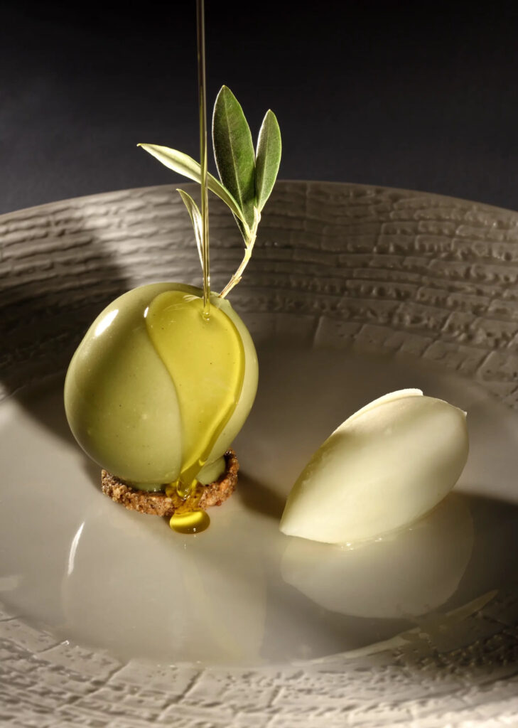 Création glacée citron et olive