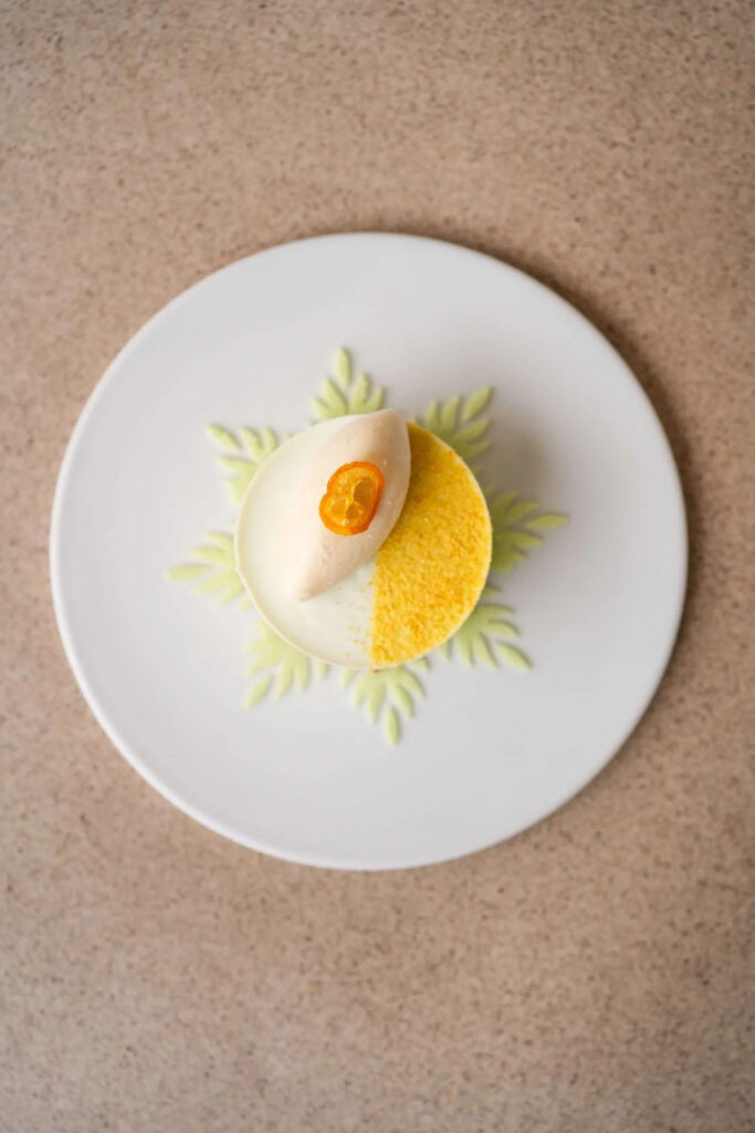 Cheesecake wasabi kumquat