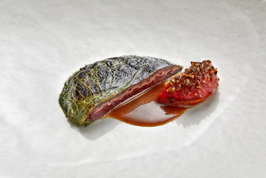 Bœuf traceur d'un sandwich