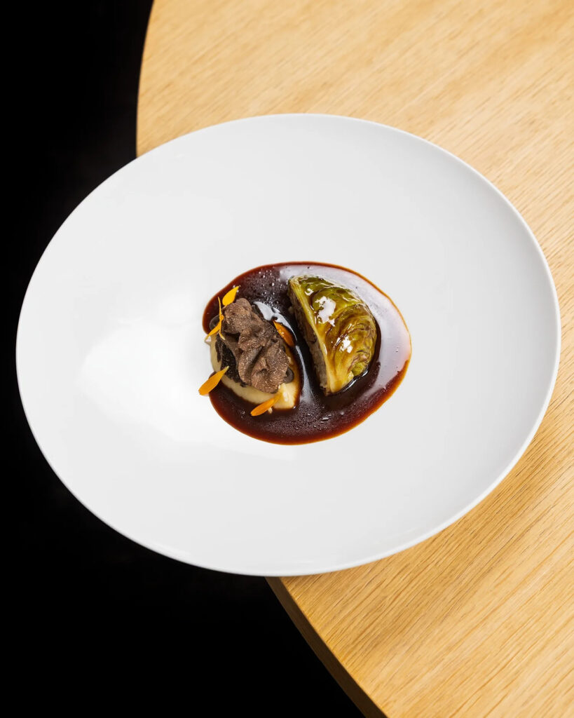 Chou farci au cochon noir