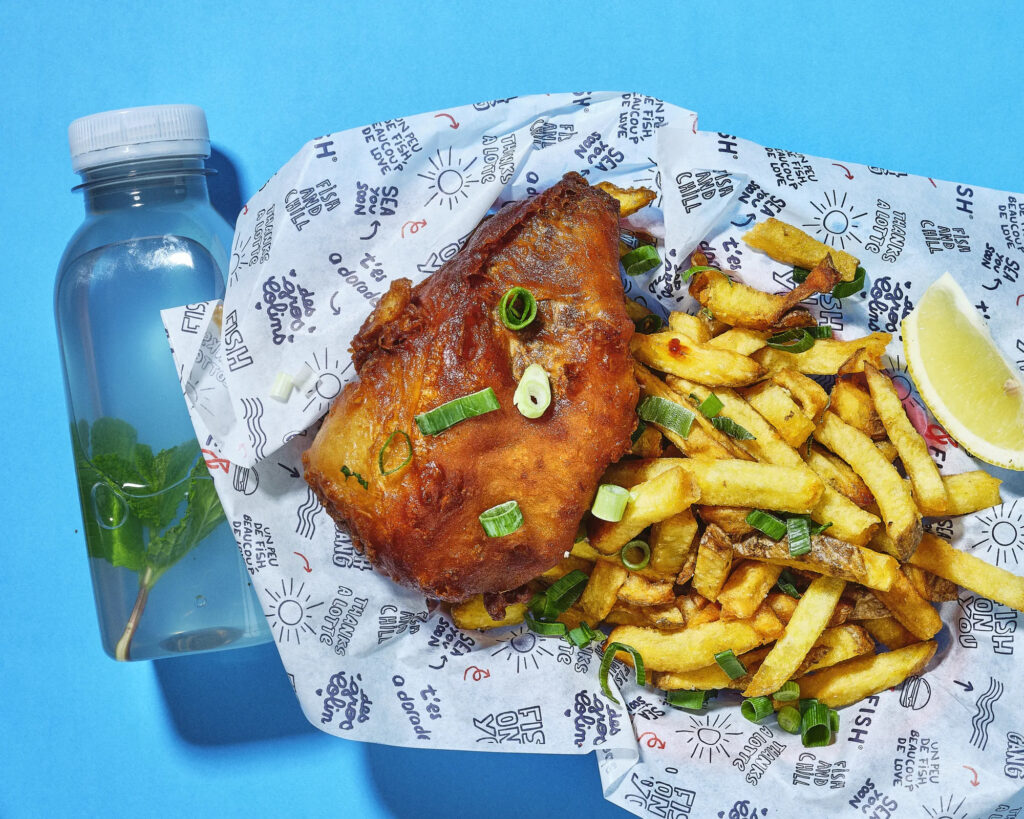 Fish and chips croustillants