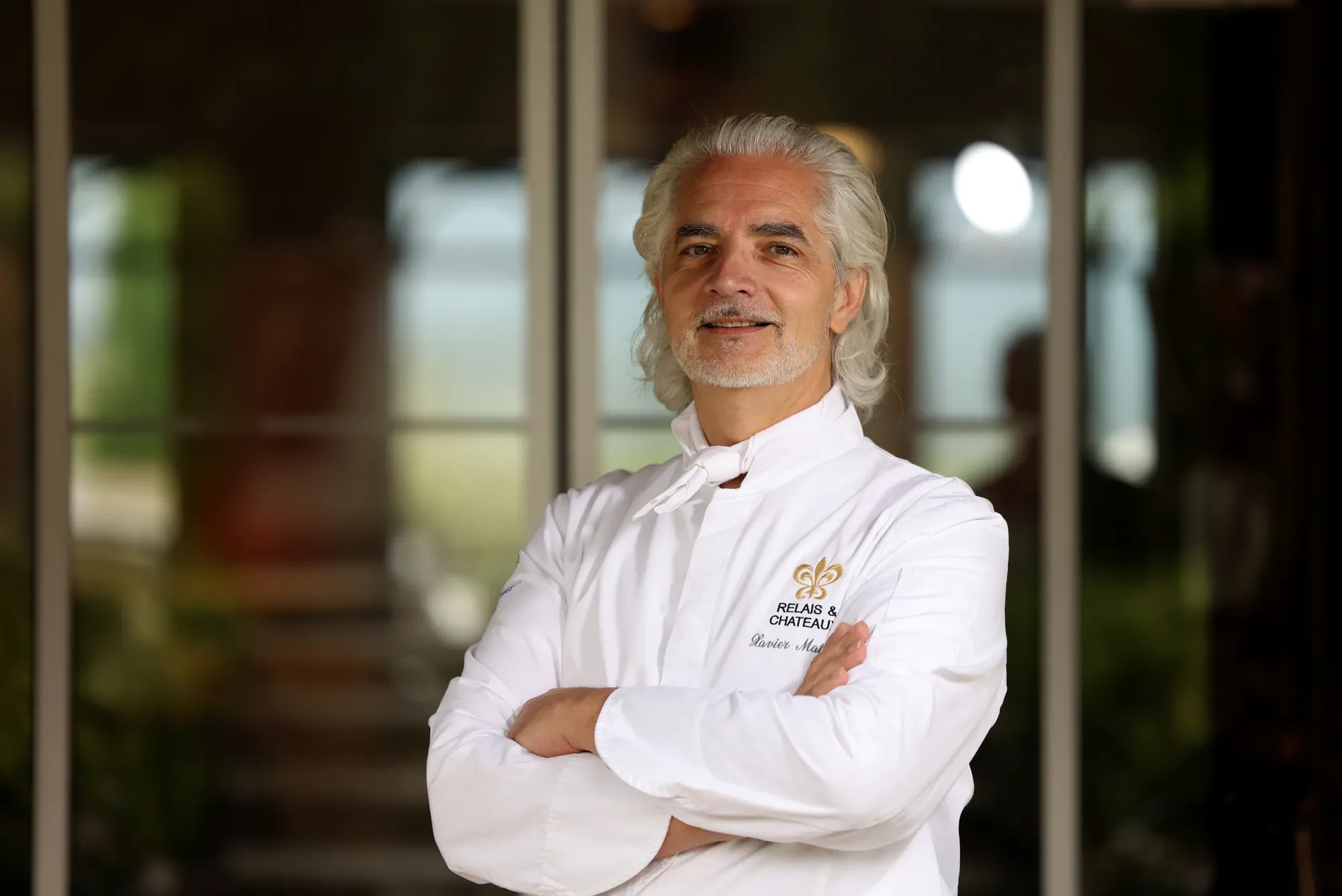 Le Chef Xavier Mathieu avec un melon